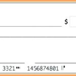 Editable Blank Check Template