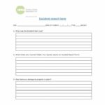 Employee Incident Report Templates