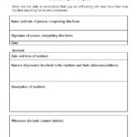 Employee Incident Report Templates