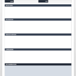 Executive Summary Report Template