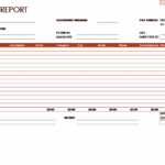 Expense Report Spreadsheet Template Excel