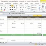 Expense Report Spreadsheet Template Excel