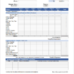 Expense Report Spreadsheet Template Excel