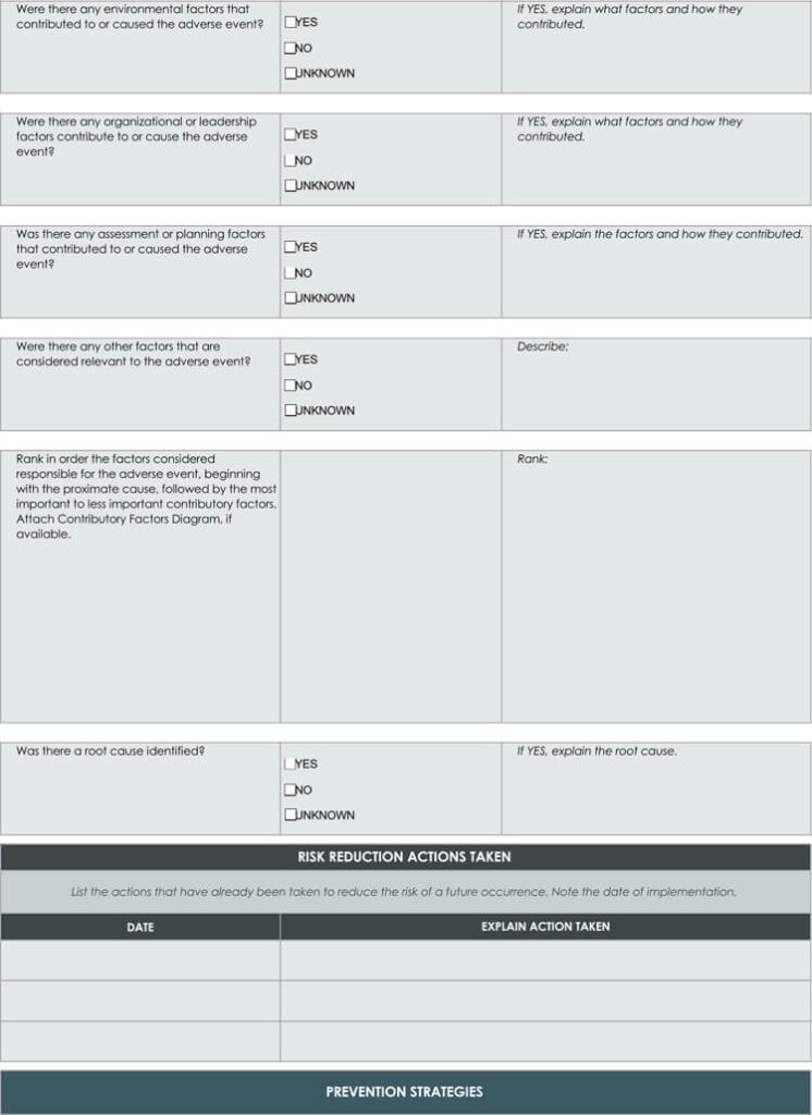 Failure Analysis Report Template (2) - TEMPLATES EXAMPLE | TEMPLATES ...