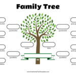 Fill In The Blank Family Tree Template