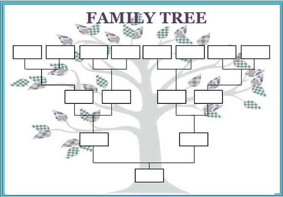 Fill In The Blank Family Tree Template