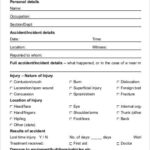 First Aid Incident Report Form Template