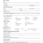 First Aid Incident Report Form Template