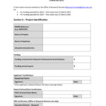 Funding Report Template