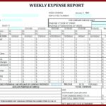 Gas Mileage Expense Report Template