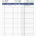 Gas Mileage Expense Report Template