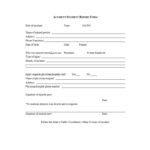 Generic Incident Report Template