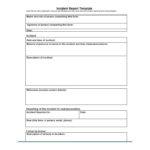 Generic Incident Report Template