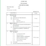 Health And Safety Board Report Template