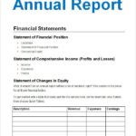 Hr Annual Report Template