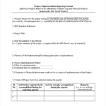 Implementation Report Template