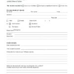 Incident Report Book Template