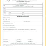 Incident Report Book Template