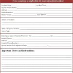 Incident Report Template Microsoft