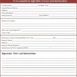 Incident Report Template Microsoft