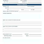 Incident Report Template Uk