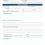 Incident Report Template Uk