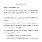 Investigation Report Template Doc