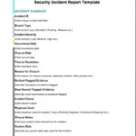 Ir Report Template