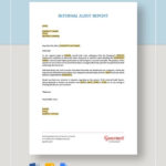 It Audit Report Template Word