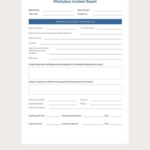 It Incident Report Template