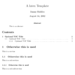Latex Template For Report