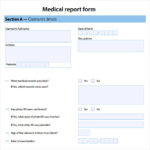 Medical Report Template Doc