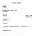 Medical Report Template Doc