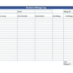 Mileage Report Template