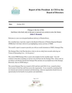 Monthly Board Report Template (5) - TEMPLATES EXAMPLE | TEMPLATES EXAMPLE