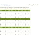 Monthly Productivity Report Template