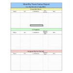 Monthly Progress Report Template