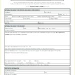 Motor Vehicle Accident Report Form Template