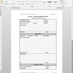 Non Conformance Report Template