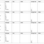 Nursing Assistant Report Sheet Templates