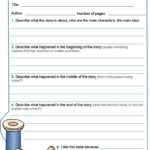 One Page Book Report Template