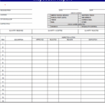 Pest Control Inspection Report Template