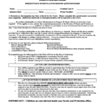 Presentence Investigation Report Template