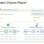 Project Closure Report Template Ppt