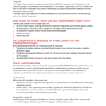 Project Implementation Report Template