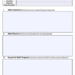 Project Monthly Status Report Template