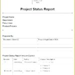 Project Status Report Template Word 2010