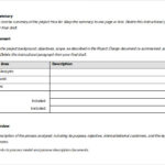 Project Status Report Template Word 2010