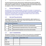 Report Requirements Document Template