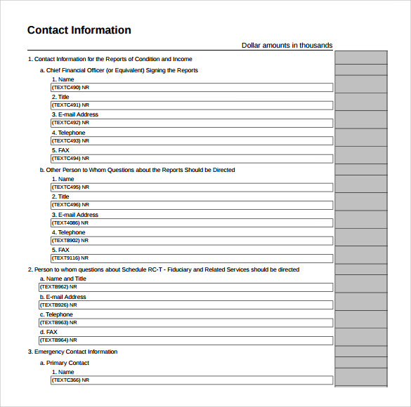 Sales Call Report Template Free